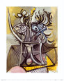 Vase of Flowers on a Table Picasso